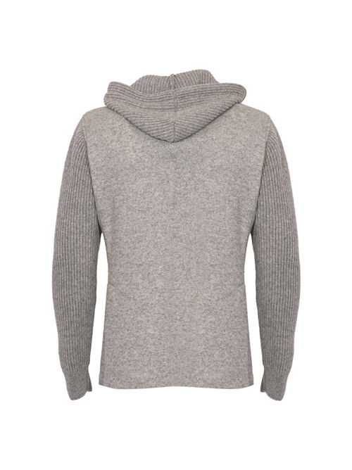 Giacca monopetto con inserti in maglia L.B.M. 1911 | 55701 28262